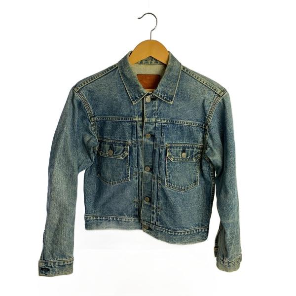 Levi's◇2nd復刻/日本製/ボタン裏J02/Gジャン/38/デニム/IDG/71507XX