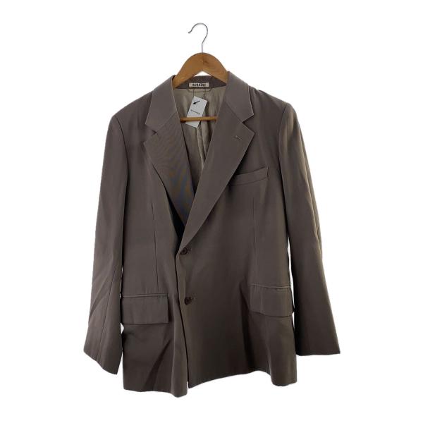AURALEE◇WOOL MAX GABARDINE DOUBLE-BREASTED JACKET/3/GRY/A20AJ01MG