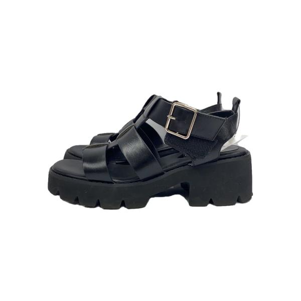 STACCATO◇サンダル/24.5cm/黒/グルカサンダル/スタッカート