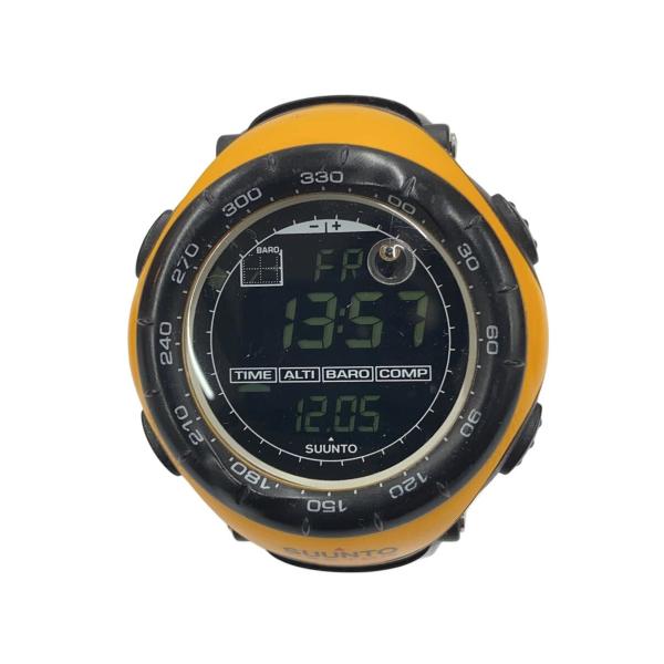 SUUNTO◇クォーツ腕時計/デジタル/ラバー/スント/VECTOR/イエロー