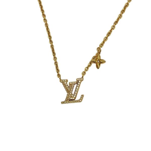LOUIS VUITTON◇ネックレス・LV アイコニック/GLD/トップ有/M00596