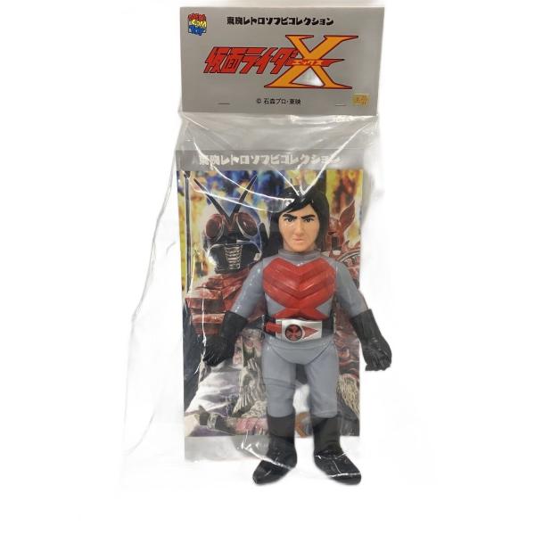 仮面ライダーX セタップVer. 東映レトロソフビコレクション ソフビ MEDICOM TOY◇東映レトロソフビコレクション/仮面ライダーX セタップ