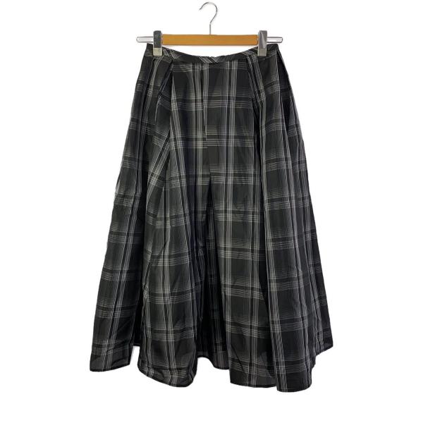 FRAY I.D◇タックギャザーボリュームスカート/1/ポリエステル/BLK