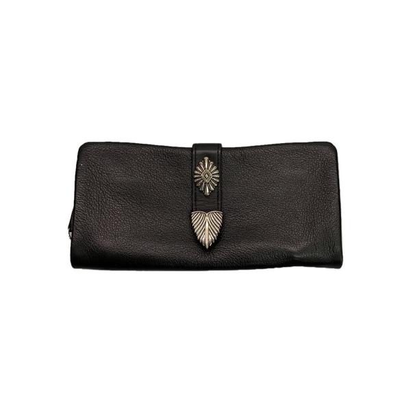 ear PAPILLONNER◇長財布/レザー/BLK/レディース : セカンドストリート