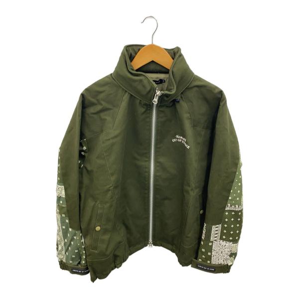 ALWAYS OUT OF STOCK◇PAISLEY COMBI JACKET/M/コットン/KHK/無地/HA