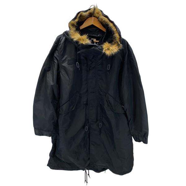 ALPHA INDUSTRIES◇×STUSSY/モッズコート/M/内タグ劣化剥げ有/ナイロン