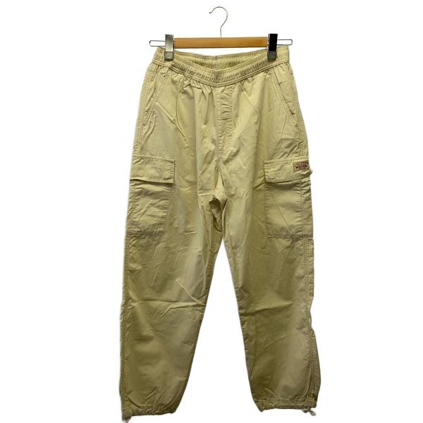 STUSSY◇カーゴパンツ/S/コットン/CRM/無地/116608 : セカンド