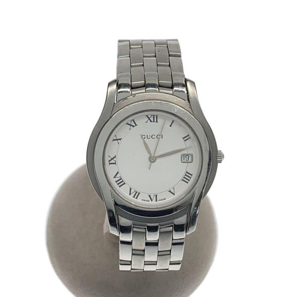 腕時計(アナログ) GUCCI 5500M GUCCI◇クォーツ腕時計/アナログ/5500M : セカンドストリートYahoo!店