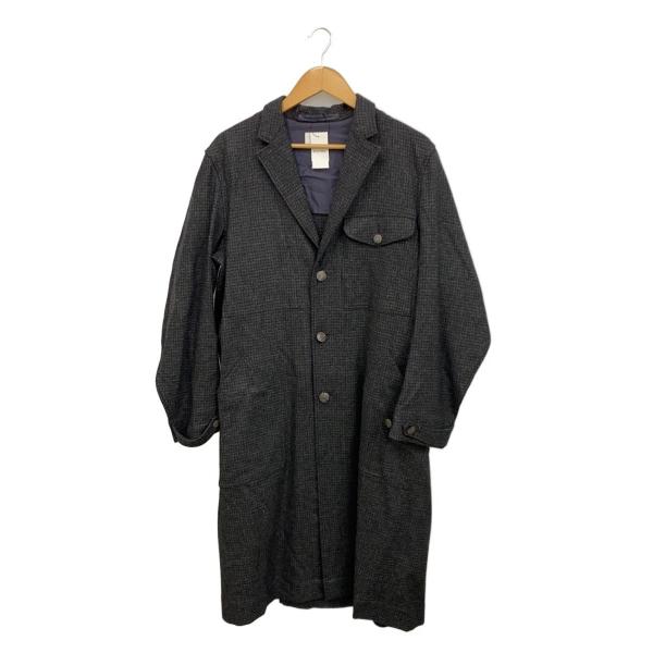 HAVERSACK ハバーサックチェスターコート ウールLサイズ HAVERSACK◇チェスターコート/2/ウール/GRY/千鳥格子/HSB-016
