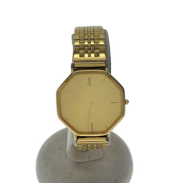 YVES SAINT LAURENT◇クォーツ腕時計/アナログ/--/GLD/GLD/2720-272412