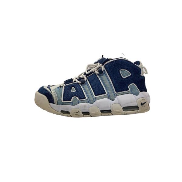 NIKE◆AIR MORE UPTEMPO 96 QS/エアモアアップテンポ/インディゴ/CJ6125-100/28cm/