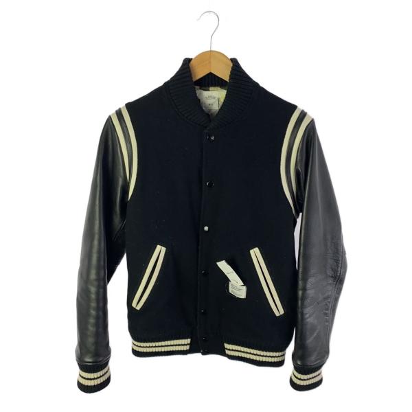 BEDWIN & THE HEARTBREAKERS◇スタジャン/--/ウール/BLK/内側変色・毛