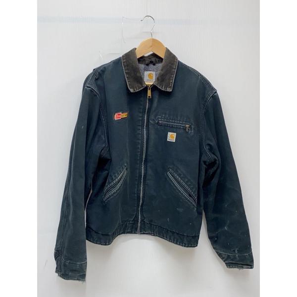 Carhartt デトロイトフェードジャケット J01 Carhartt◇00s/サンフェード/デトロイトジャケット/44/コットン/BLK