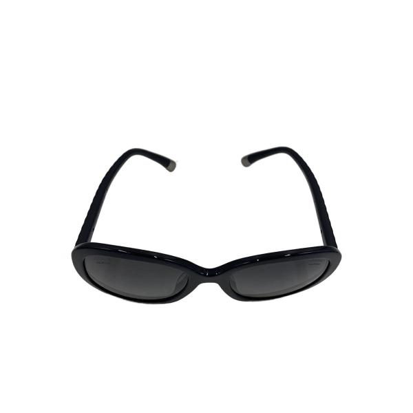 CHANEL◇サングラス/マトラッセ/プラスチック/BLK/BLK/レディース/5328