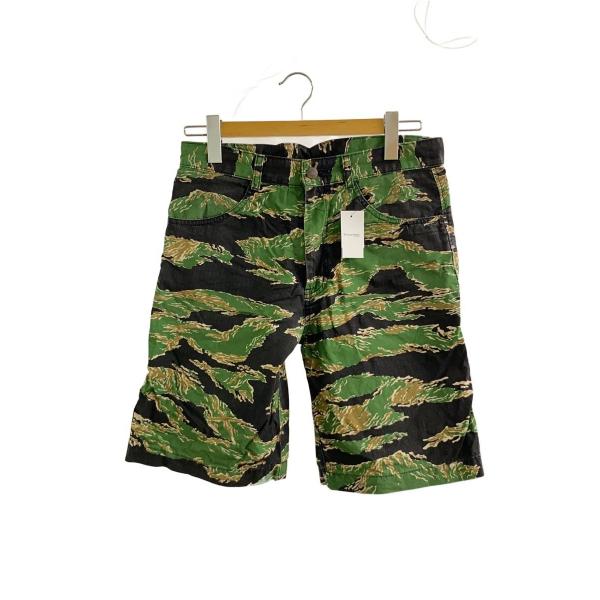 A BATHING APE◇ショートパンツ/M/コットン/タイガーカモ : セカンド