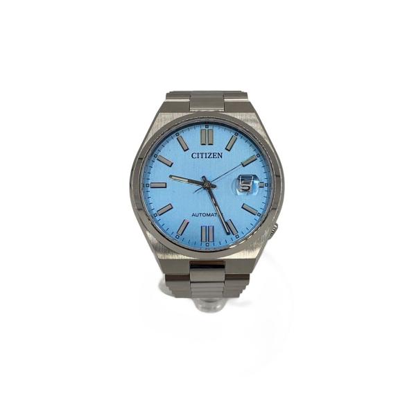 CITIZEN NJ0151-53L自動巻き 時計 orient seiko CITIZEN◇TSUYOSA/自動巻腕時計/アナログ/BLU/SLV/NJ0151-53L