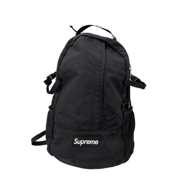 Supreme◇18SS BACK PACK/リュック/ナイロン/BLK : セカンドストリート