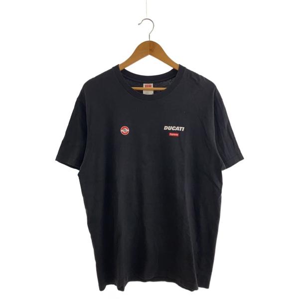 Supreme◇24SS Ducati Logos Tee Tシャツ/L/コットン/ブラック