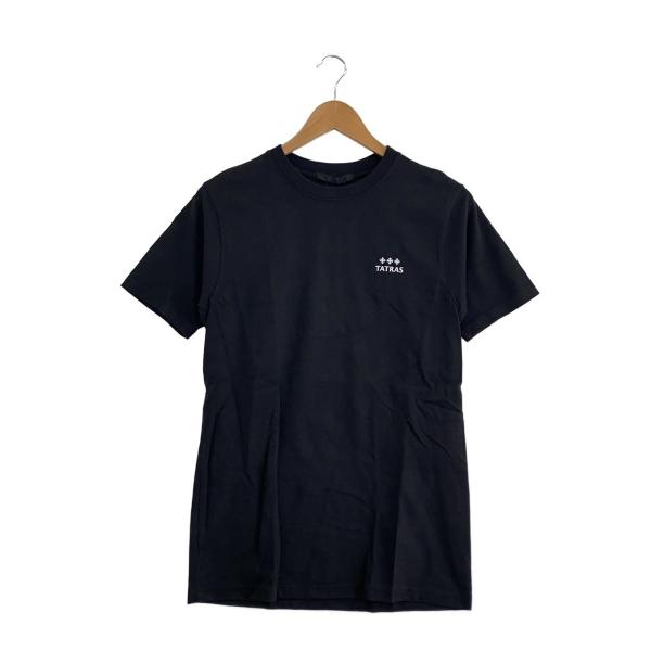 TATRAS◇BACK TO THE FUTURE/Tシャツ/1/コットン/BLK/MTAT22S8223-M