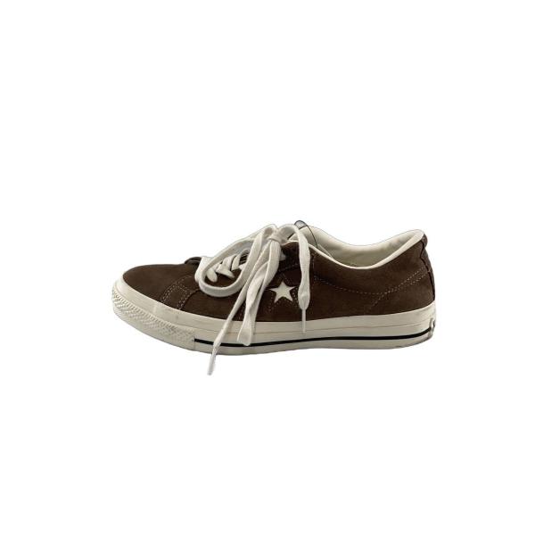 CONVERSE◆ローカットスニーカー/27cm/BRW/スウェード/35200861//