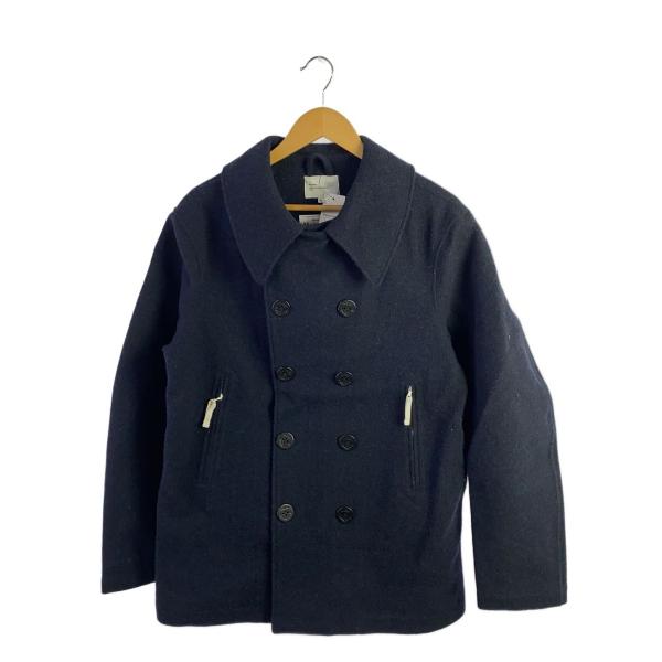 visvim ピーコート　ゴアテックス　ハリスツイード visvim◇ピーコート/XL/ゴアテックス/NVY/ハリスツイード/無地