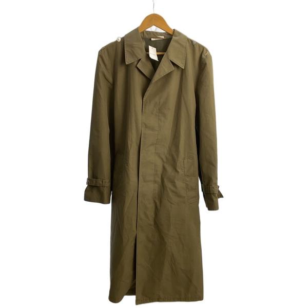 MILITARY◇コート/--/--/KHK/無地/東ドイツ軍/60-80s/ゴム引き