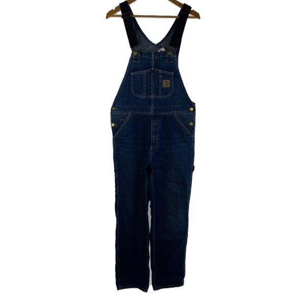 【新品未使用】Carhartt デニムオーバーオール サイズ32×32 CarHartt(カーハート) BIB OVERALLデニムオーバーオール