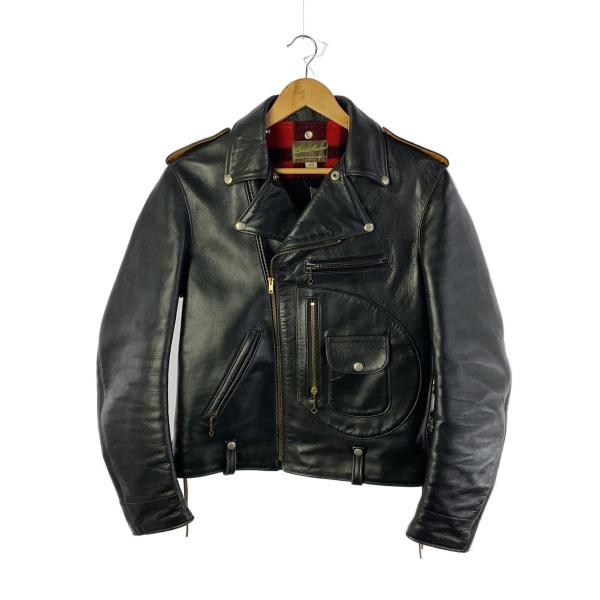 THE REAL McCOY'S◇BUCO/ダブルライダースジャケット/42/レザー