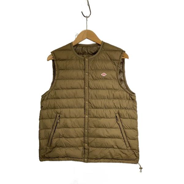 DANTON ダウンベスト LT.BROWN Mサイズ新品タグ付き DANTON ダウン