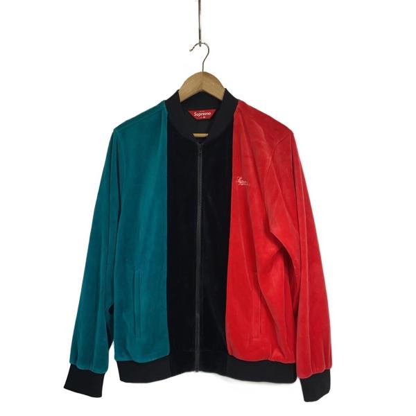 ブルゾン Supreme 18ss Velour Zip Up Jacket Supreme◇18SS/VELOUR ZIP UP JACKET/ジャケット/M/コットン/マルチ