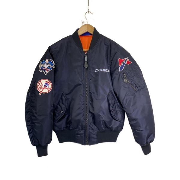 AVIREX◇フライトジャケット/--/ポリエステル/NVY/783-3252049