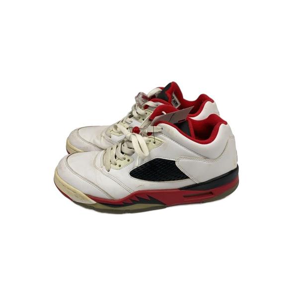 NIKE◆AIR JORDAN 5 RETRO LOW/エアジョーダンレトロロー/ホワイト/819171-101/28.5cm//
