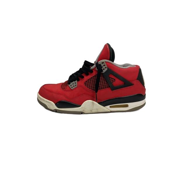 NIKE◆AIR JORDAN 4 RETRO/エアジョーダンレトロ/レッド/308497-603/27cm/RED//