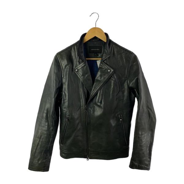 BANANA REPUBLIC ダブルライダースジャケット Ｌ　羊革　未使用タグ BANANA REPUBLIC ダブルライダースジャケット L 羊革 未使用