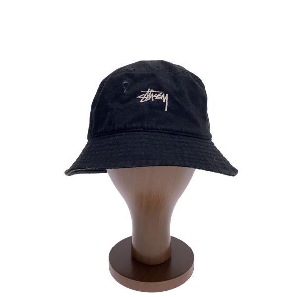 ❗️期間限定SALE❗️ステューシー バケットハット 黒 S/M Qoo10