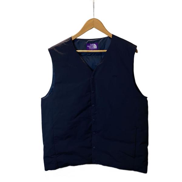 ノースフェイス　パープルレーベル　光電子　ダウンベスト　Mサイズ ND2550N ノースフェイス パープルレーベル ナナミカ 65/35 フーデッド シェラ