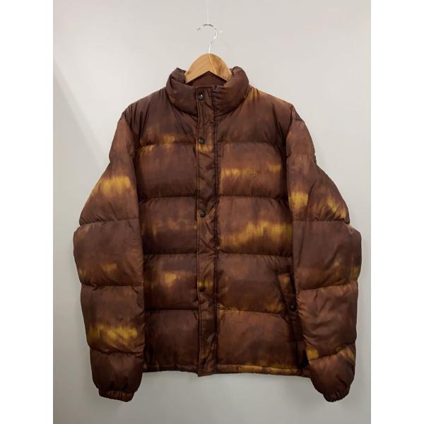 STUSSY◇Aurora Puffer Jacket/ダウンジャケット/L/ポリエステル/BRW