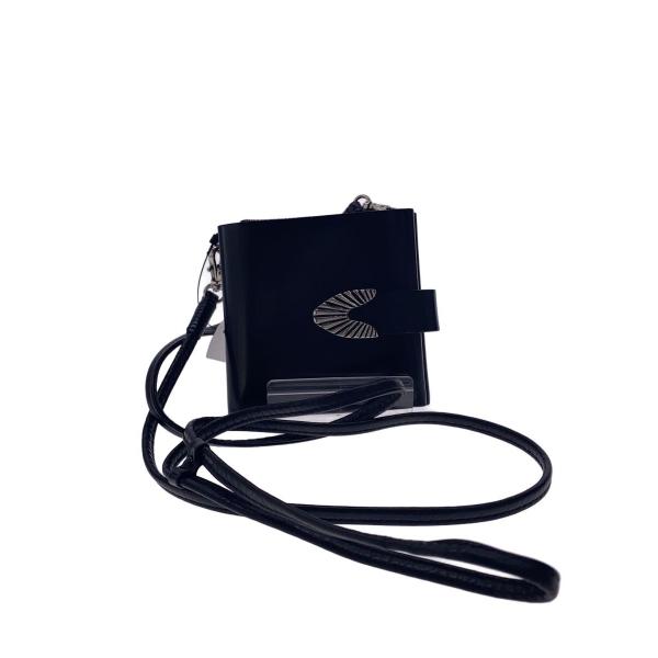 TOGA◇2つ折り財布/レザー/BLK/無地/レディース : セカンドストリート