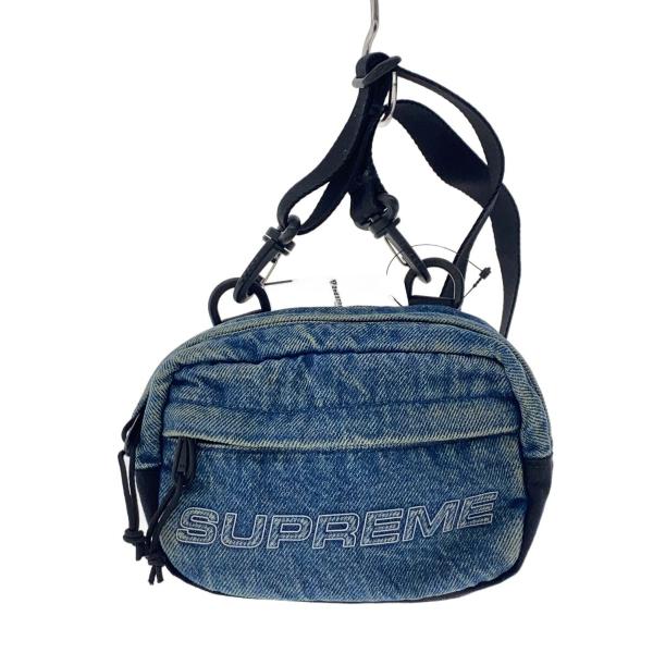 Supreme◇denim mini shoulder bag/コットン/BLU/無地 : セカンド