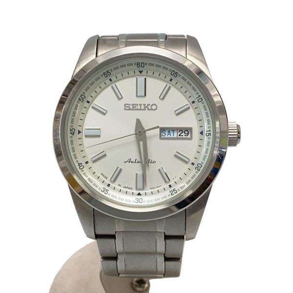 SEIKO 4R36-05Z0 自動巻き 腕時計 ホワイト文字盤 稼働品 SEIKO◇自動巻腕時計/アナログ/WHT/SLV/4R36-05Z0 : セカンド