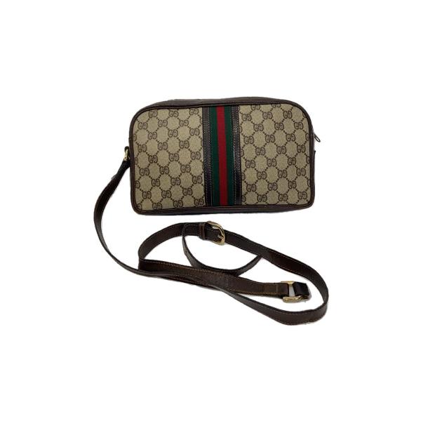 ✨美品✨GUCCI シェリーライン クラッチバッグ セカンド ブラウン レザー グッチ GUCCI GG シェリーライン オールドグッチ クラッチバッグ