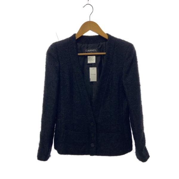 CHANEL テーラードジャケット ストライプ　42 ヴィンテージ CHANEL（シャネル） ヴィンテージ D-TK-9064 ツイード ジャケット