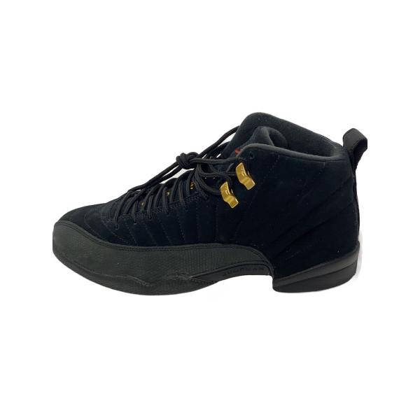 NIKE◆AIR JORDAN 12 RETRO/エアジョーダン12レトロ/ブラック/130690-017/28cm/BLK//