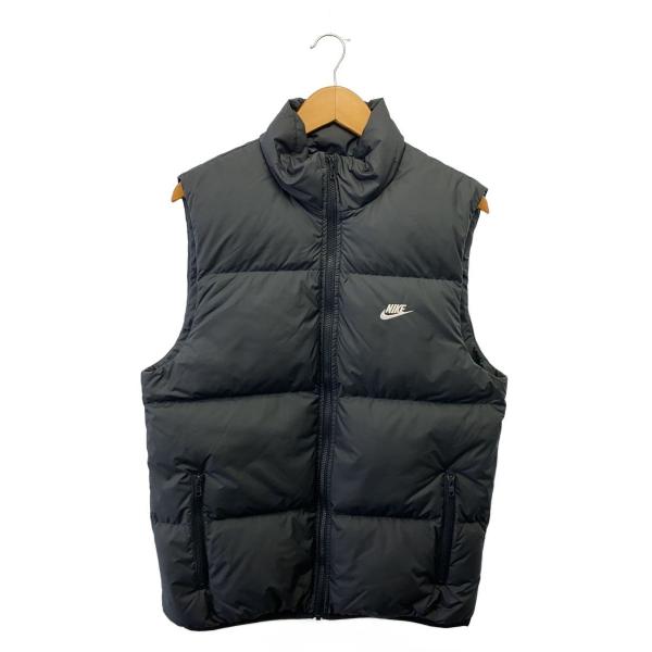 NIKE◇ダウンベスト/S/ポリエステル/BLK/IB2978-010 : セカンド