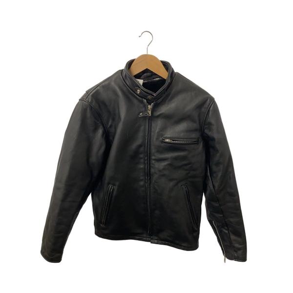 Schott◇641/ボアライナー付/USA製/シングルライダースジャケット/38
