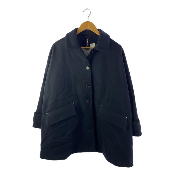MACKINTOSH◇HUMBIE/ハンビー/ステンカラーコート/6/ウール/ネイビー