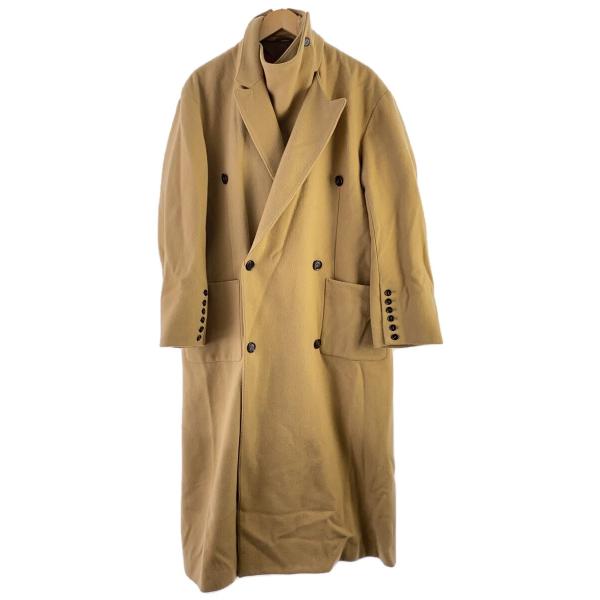 MASU◇BAT COLLAR OVER COAT/コート/46/ウール/キャメル/MPFW-CT0224 