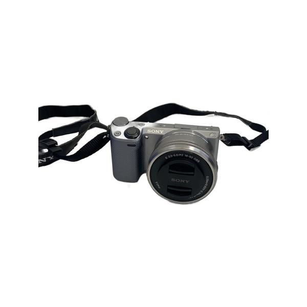 SONY◆デジタル一眼カメラ α NEX-5TL パワーズームレンズキット [シルバー]