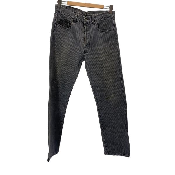 Levi's◇80s〜/先染めブラック/ボタン裏532/33/コットン/GRY