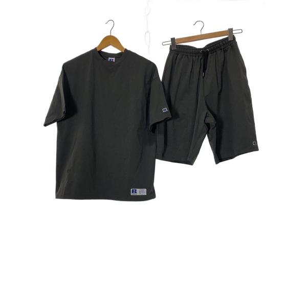 セットアップBAL× RUSSELL ATHLETIC RUSSELL ATHLETIC◇セットアップ/S/ポリエステル/GRY/無地/FSRU26SS-13